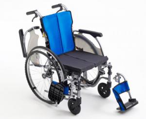 自走型 カルッタチェンジモデル(紺)CRT-3-CZ 軽量モジュール車いす
