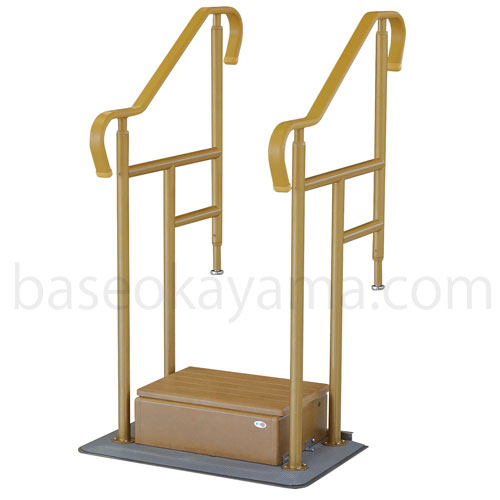 玄関用ベストサポート手すり4 2玄関台ハイタイプ アジャスター付 Base