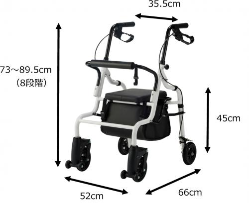 スルーン歩行車 コエル ホワイト｜BASE