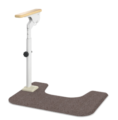 アットグリップ トイレサポート H-S(片側はね上げ)｜BASE