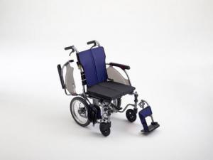介助型 カルッタチェンジモデル(紺)CRT-4-CZ 軽量モジュール車いす